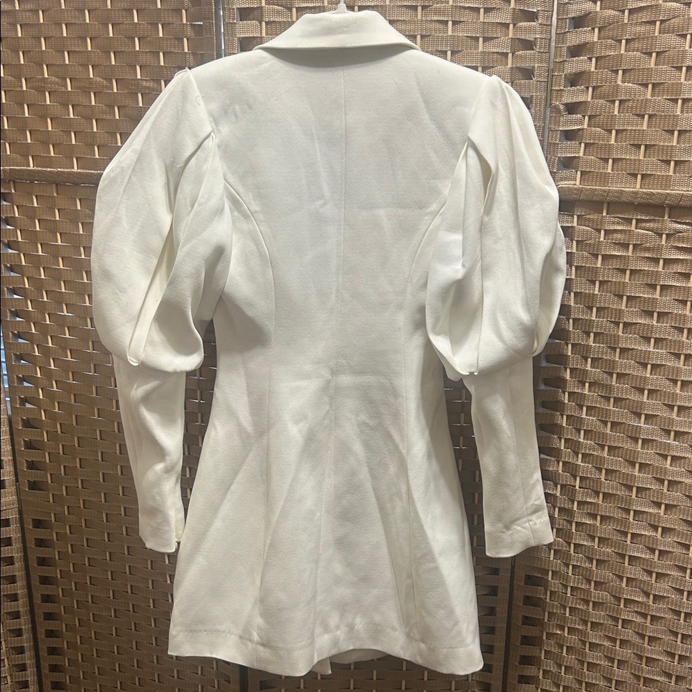 House of CB Ivory Long Sleeve Dress - Picture 10 of 11